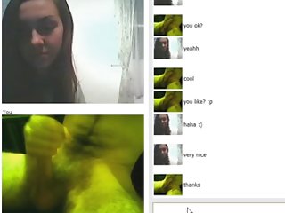 Hot fun porn webcam with an impressed brunette