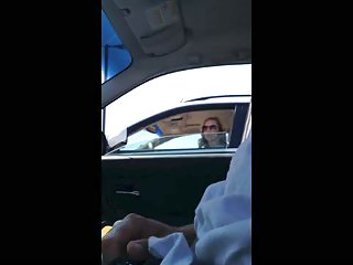 Wife at porn store a few women take look-car flash car